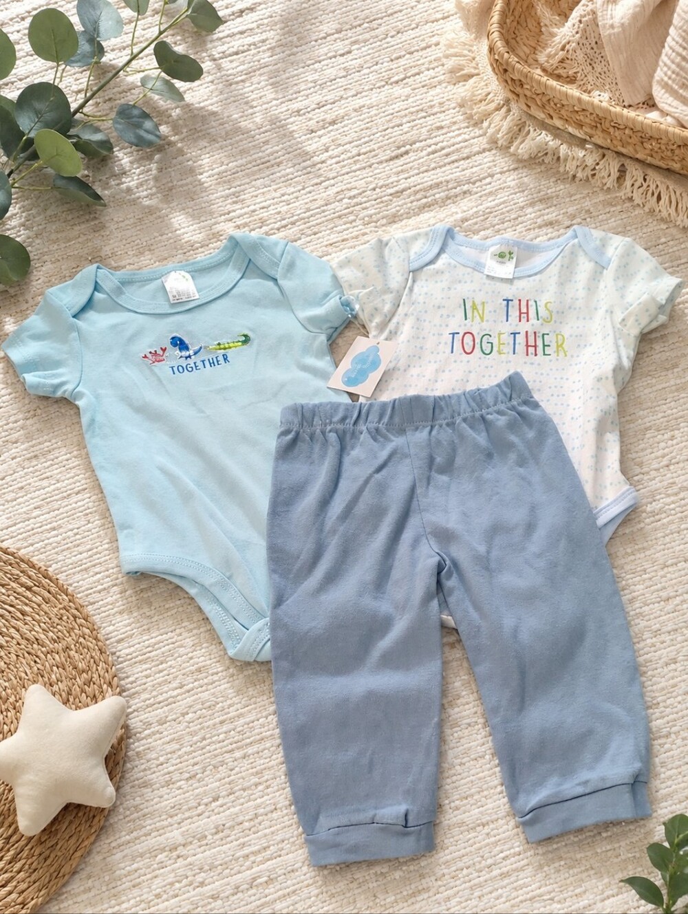 Adorable Baby Boy 3-Piece Outfit – Size 12 Months – New With Tags!